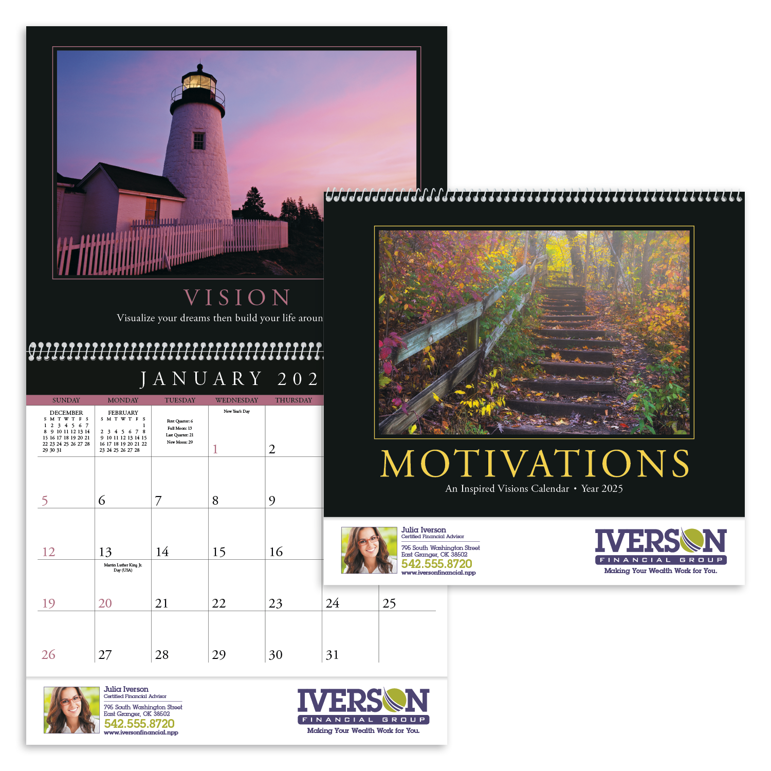 Motivations Appointment Calendar - Spiral: Calendar Company