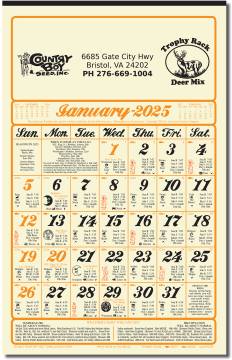 Weatherbird Almanac Calendar