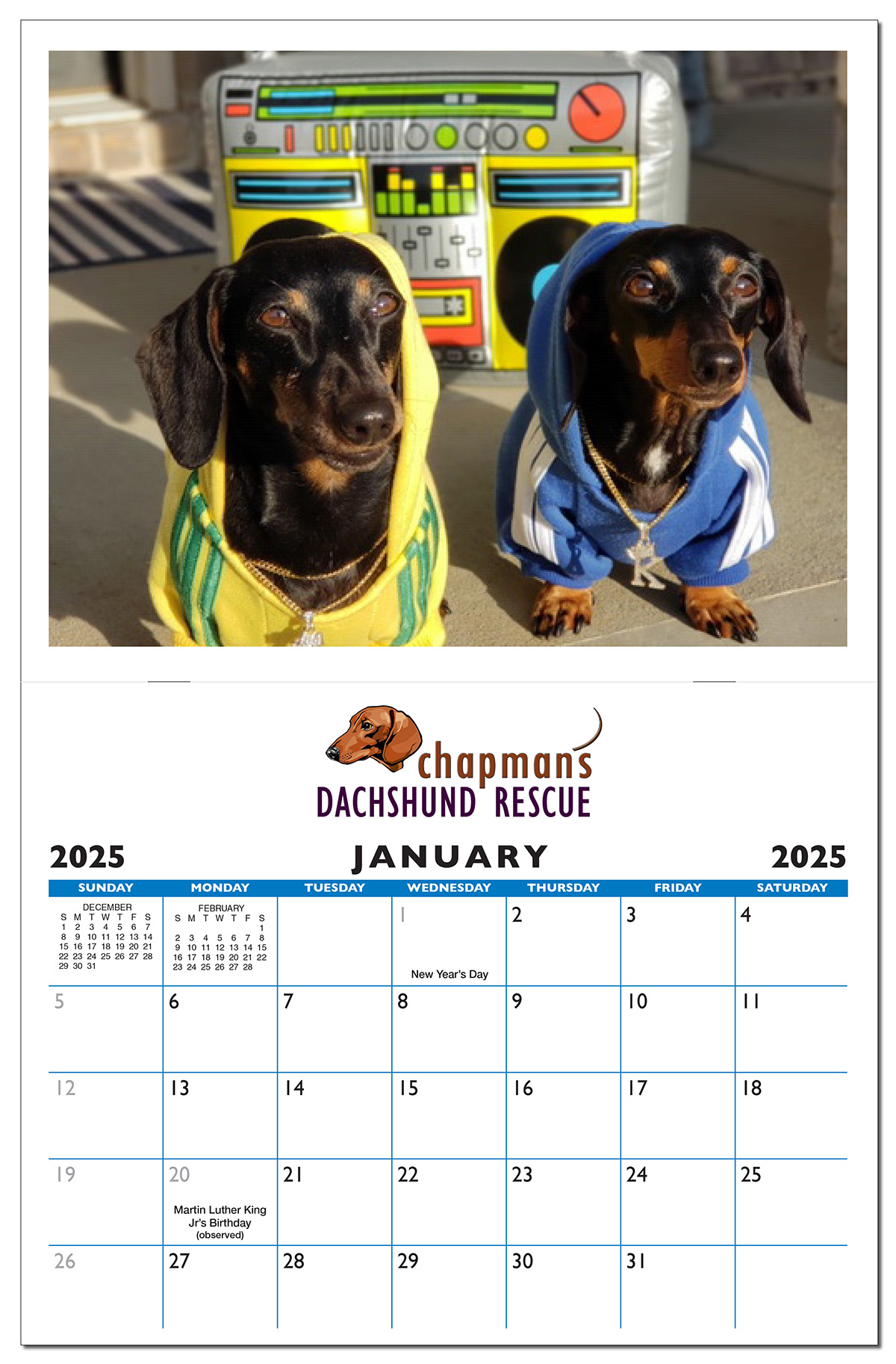 13 Photo Fundraising Calendar Calendars for Fundraisers in Bulk