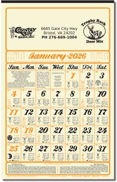 Weatherbird Almanac Calendar