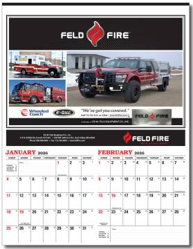 Large Format Custom Calendars - 6 Sheet