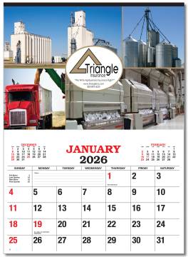 Large Format Custom Calendars - 12 Sheet