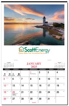 Custom Full Color One Picture Calendar