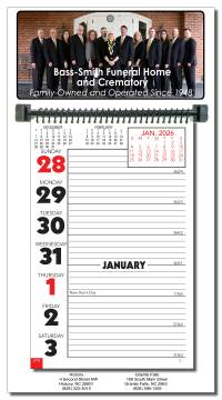 Weekly Planning Wall Calendar with Memo Space and Almanac info