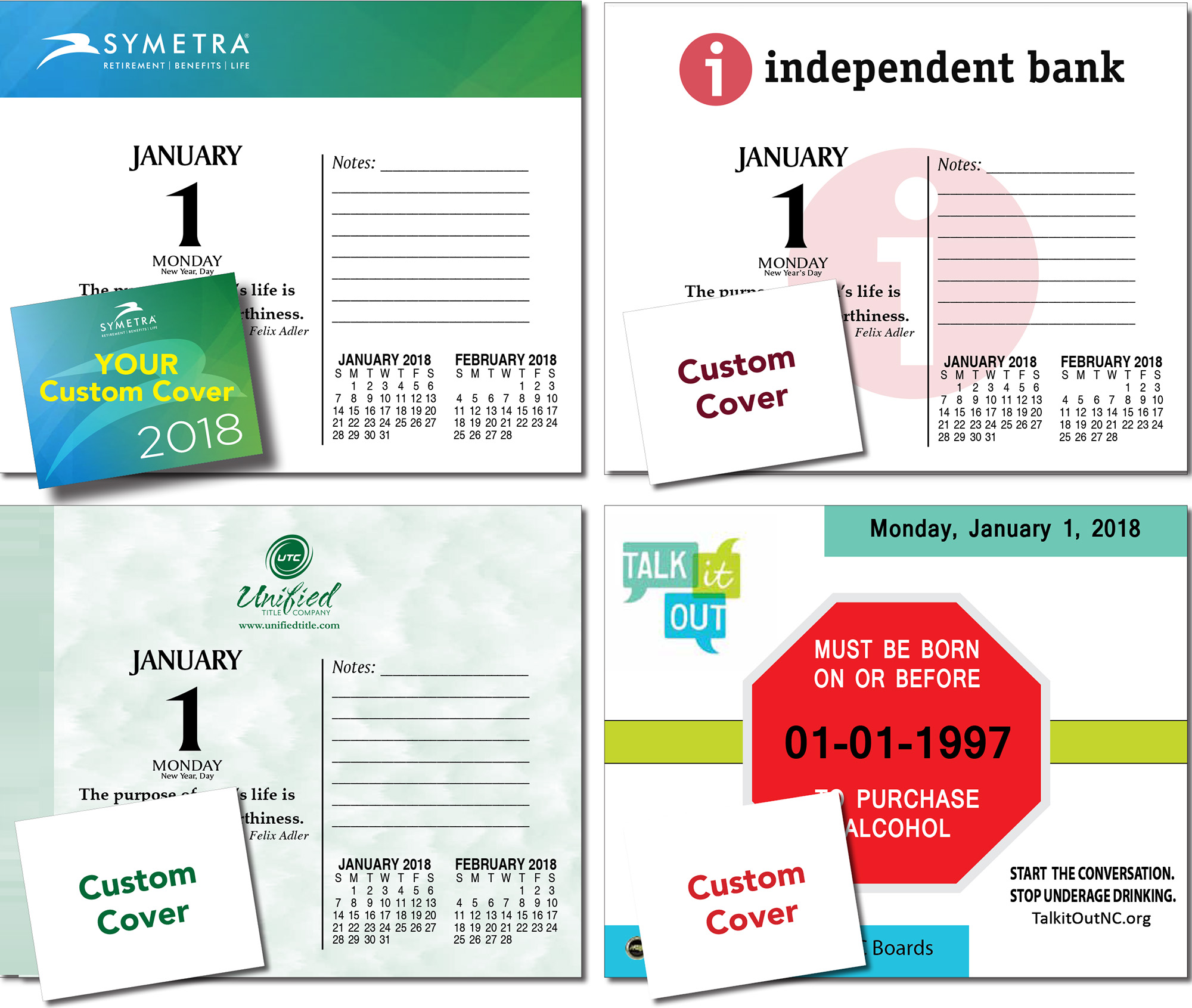 2021 Daily Inspirational Calendar START ANY MONTH Calendar Company